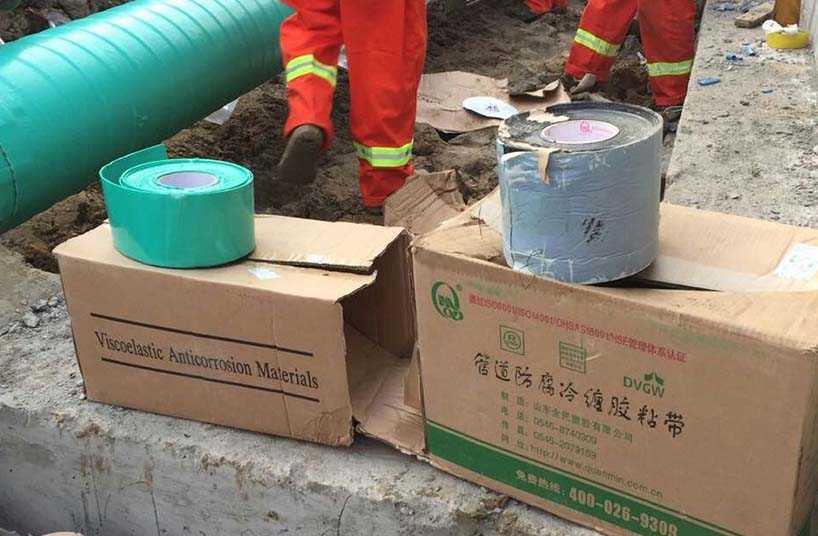 粘彈體膠帶被武漢至信陽成品油管道工程采用